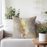 Cockatiel Portrait Pillow III