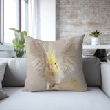 Cockatiel Portrait Pillow III