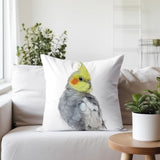 Elegant Cockatiel Pillowcase