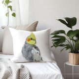 Elegant Cockatiel Pillowcase