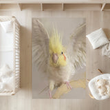 Perch Perfect: Cockatiel Design Rug