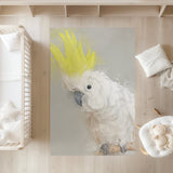 Cockatoo Elegance Portrait Rug