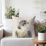 Falcon Portrait Pillow