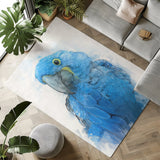 Feathered Friend: Hyacinth Art Rug