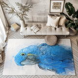 Feathered Friend: Hyacinth Art Rug