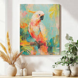Jungle Majesty – Tropical Cockatoo Canvas ART