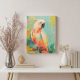Jungle Majesty – Tropical Cockatoo Canvas ART