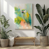 Vibrant Parrot Canvas Wall Art - Tropical Decor for Bird Lovers