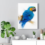 Tropical Vibrance: Blue and Yellow Macaw Canvas Wall Art 3