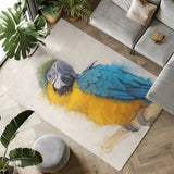 Macaw Elegance Portrait Rug