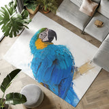 Blue and Yellow Perfection: Macaw Design Rug