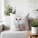 Barn Owl Elegant Pillow