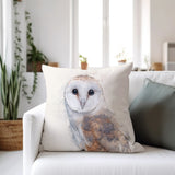 Barn Owl Elegant Pillow