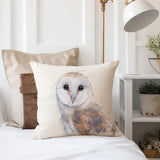 Barn Owl Elegant Pillow