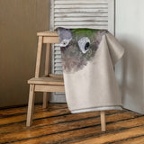 Green Conure Beach Towel