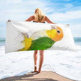 Caique Parrot Beach Towel