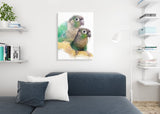 Green Cheeked Conure Canvas No.9