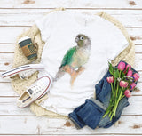 Green Cheeked Conure Unisex Tee No.1