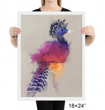 Great Curassow Framed Print